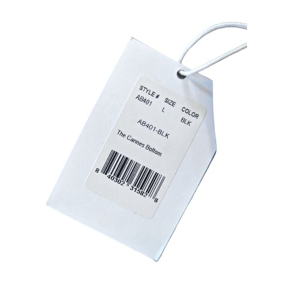 Andie Swim X Demi Moore The Cannes Bottom Black Size Large - Picture 9 of 11